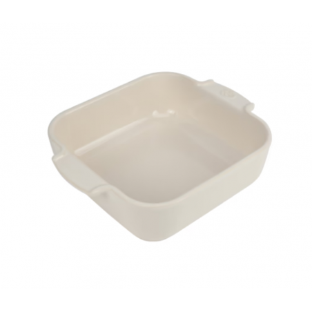 Plat four écru carré 21 cm PEUGEOT