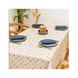 Nappe enduite LORETTE NAVY 200*150