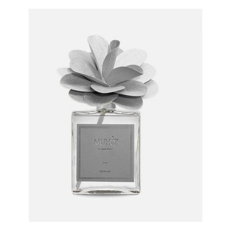 Diffuseur fleur 500 ml gris fleur de coton MUHA
