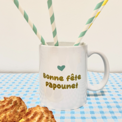 Mug "Bonne fête Papounet" Marcel et Lily