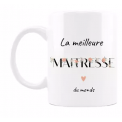 Mug Maîtresse fleurs boho