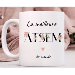 Mug ATSEM fleurs boho