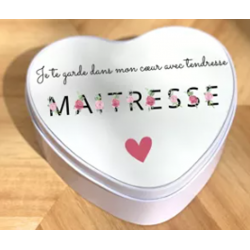 Boîte métal Maîtresse Fleur