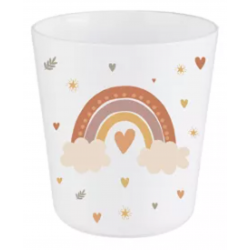 Gobelet enfant arc en ciel nuages