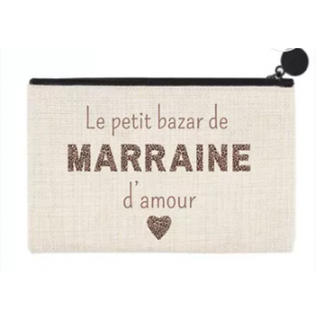 Pochette Marraine léopard