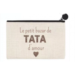 Pochette Tata léopard