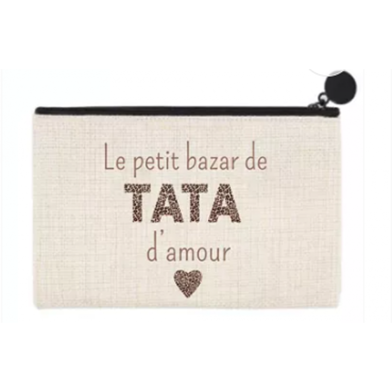 Pochette Tata léopard
