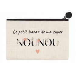 Pochette Nounou fleurs Boho