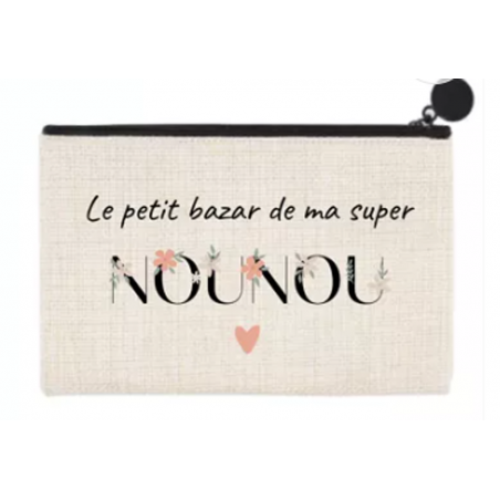 Pochette Nounou fleurs Boho