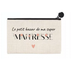 Pochette Maîtresse fleurs Boho