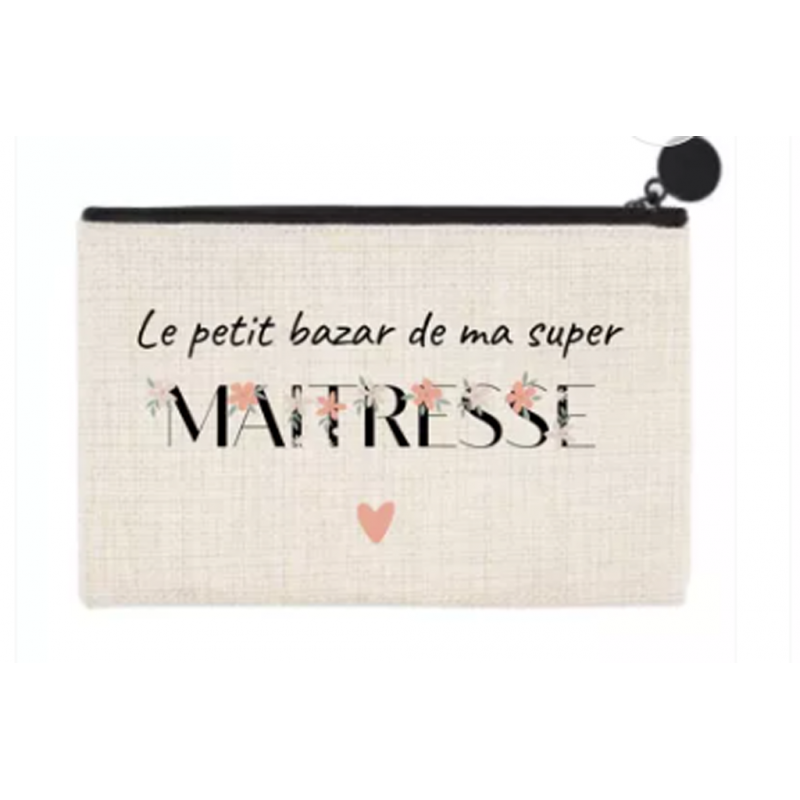 Pochette Maîtresse fleurs Boho