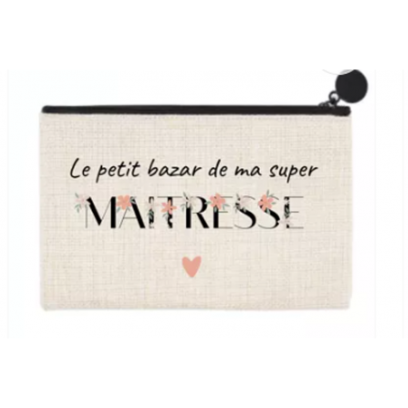 Pochette Maîtresse fleurs Boho