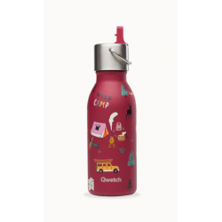 Bouteille kids yosemite grenat isotherme 350ml QWETCH