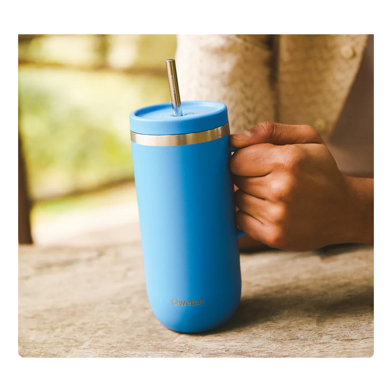Cold cup isotherme inox Azur avec anse 600ml QWETCH (copie)