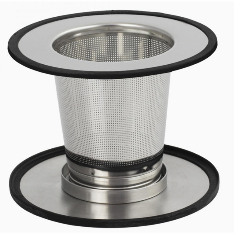 Filtre inox avec support CRISTEL