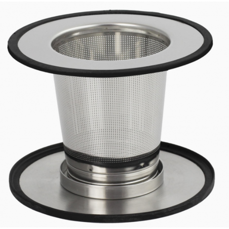 Filtre inox avec support CRISTEL