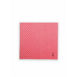 Serviette damier rouge A l'aise Breizh