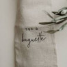 sac baguette en lin