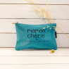 trousse plate Maman chérie coloris assortis sophie janière