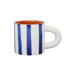 tasse Alaria blanc et indigo 17 cl