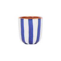 gobelet Alaria blanc et indigo 10cl