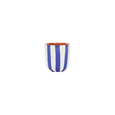 gobelet Alaria blanc et indigo 10cl