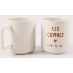 Mug empilable "Les Copines c la vie" S. Janière