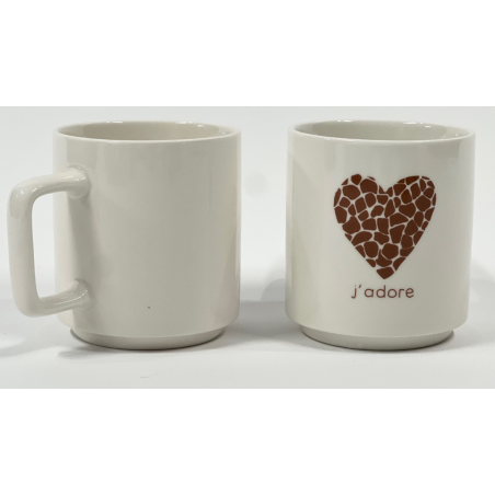 mug empilable 320 ml J'adore