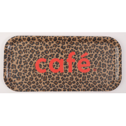 Plateau thermo CAFE Léopard 15*32 S. janière