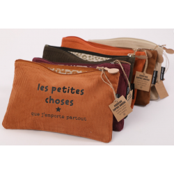trousse velours Les petites choses coloris assortis s. janière