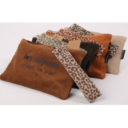 trousse velours +sangle Les copines coloris assortis s. janière