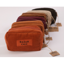 trousse velours Bazar chic coloris assortis s. janière