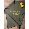 Torchon la douce soeur lin lavé Les chahutées
