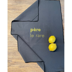Torchon Père le rare lin lavé Les chahutées
