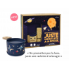 Raclette bougie pour 2 Etoiles bleu foncé