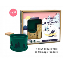 Raclette bougie pour 2 Sapin vert