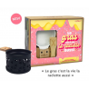 Raclette bougie pour 2 Origami noir