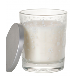 Bougie 160g Etoiles des neiges LOTHANTIQUE