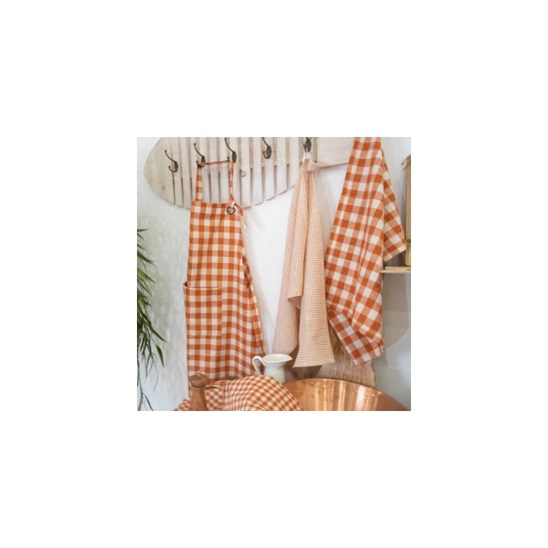 TABLIER CARREAUX brique SUD ETOFFE