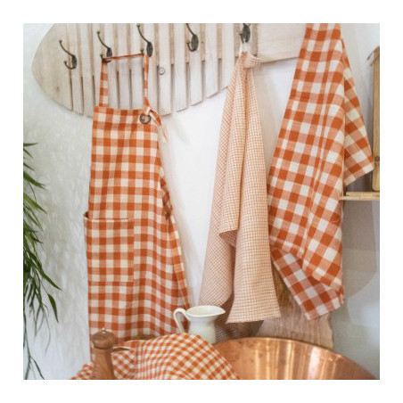 TABLIER CARREAUX brique SUD ETOFFE