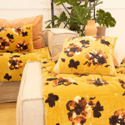 coussin Aquarelle gold 45*45