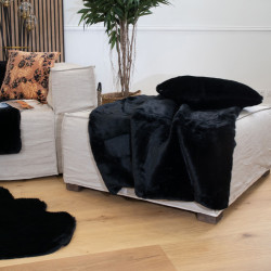Plaid prestige 130*170 noir
