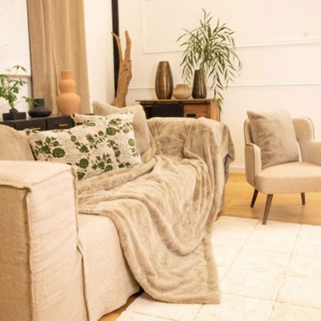 Plaid Delicatesse 130*170 naturel