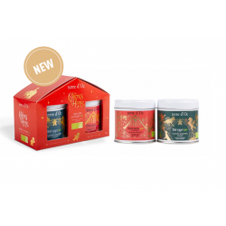 Duo Thé vert gingembre et Thé blanc pomme d'amour Noël 2025