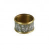 rond de serviette laiton emaillé Alhambra Olive