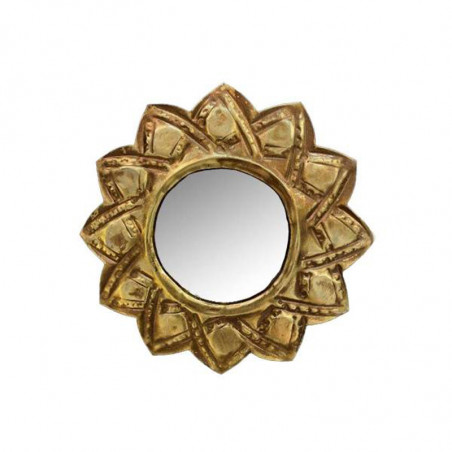 Miroir Ibiza PM Metal Platine Maison de Lilo