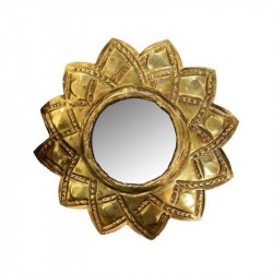 Miroir Ibiza MM Metal Platine Maison de Lilo