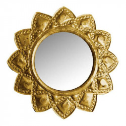 Miroir Ibiza GM Metal Platine Maison de Lilo