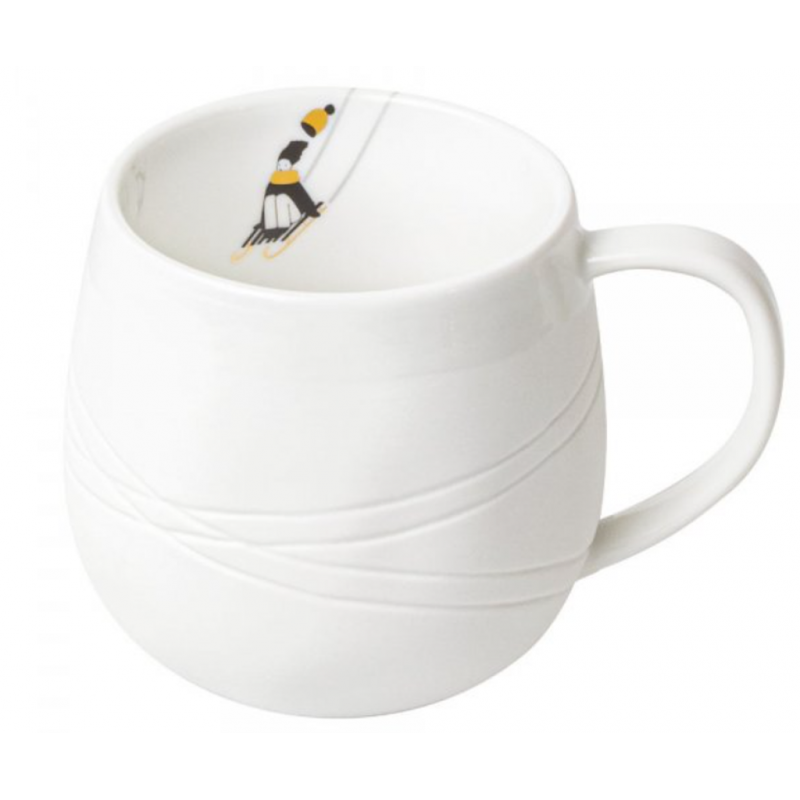 Tasse Luge patins en or Räder