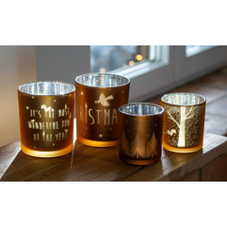 Photophore verre écureuil Rader